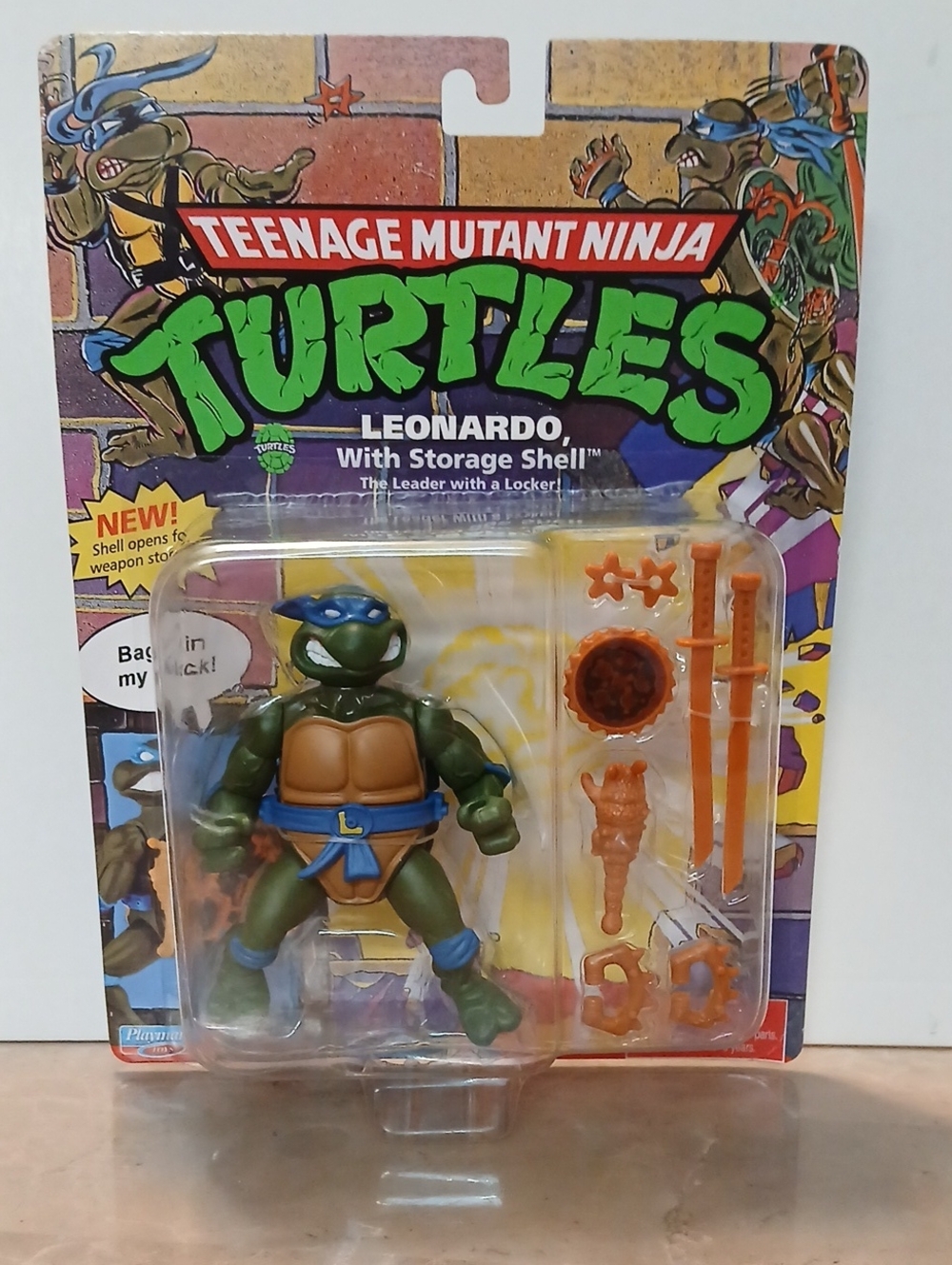 Teenage Mutant Ninja Turtles Leonardo Action Figure With Storage Shell